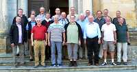 Gruppenfoto vor der Basilika Gößweinstein